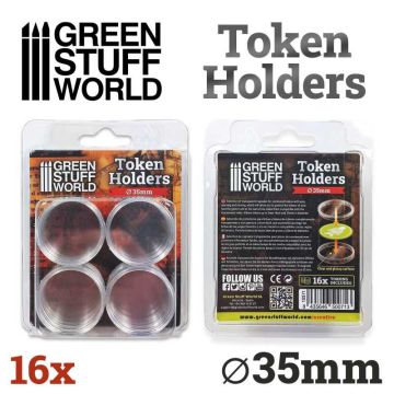 Набір капсул для жетонів Green Stuff World: Token Holders 35mm