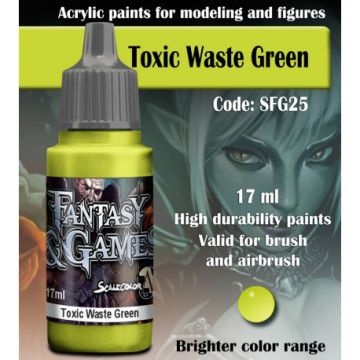 Акрилова фарба Scale 75: Fantasy & Games: Toxic Waste Green (17ml)