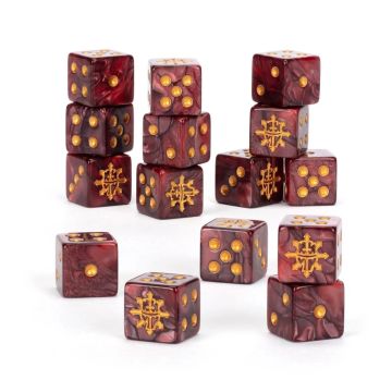 Гральні куби Warhammer 40000: Chaos Knights Dice Set