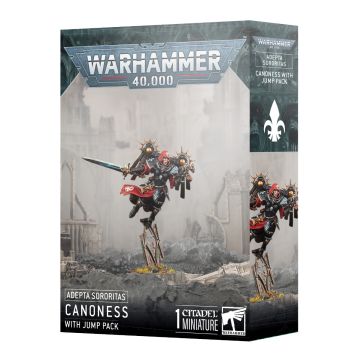Мініатюра Warhammer 40000 Adepta Sororitas: Canoness With Jump Pack