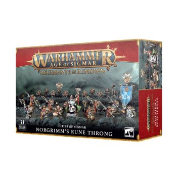 Набір мініатюр Age of Sigmar Regiments of Renown Cities of Sigmar: Norgrimm's Rune Throng