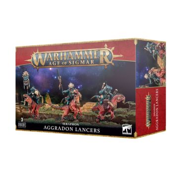 Набір мініатюр Age of Sigmar Seraphon: Aggradon Lancers