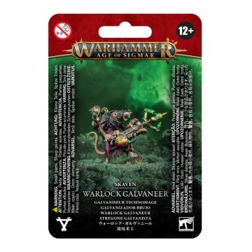 Мініатюра Age of Sigmar Skaven: Warlock Galvaneer