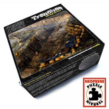 Набір ігрового ландшафту Green Stuff World: Trenches - Neoprene Terrain Set