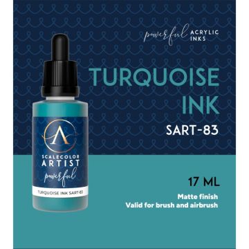 Акрилове чорнило Scale 75: Scalecolor Artist: Turquoise Ink (17ml)