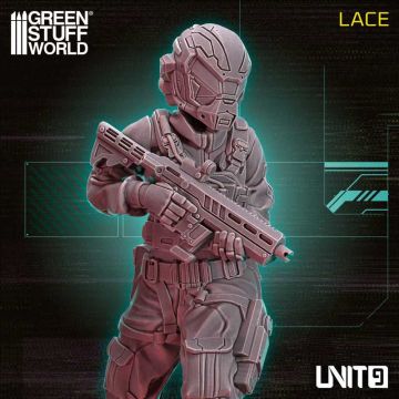 Мініатюра 1/32 Green Stuff World: UNIT9 Figures - Lace 54mm
