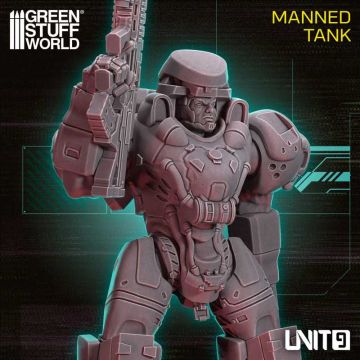 Мініатюра 1/32 Green Stuff World: UNIT9 Figures - Manned Tank 54mm