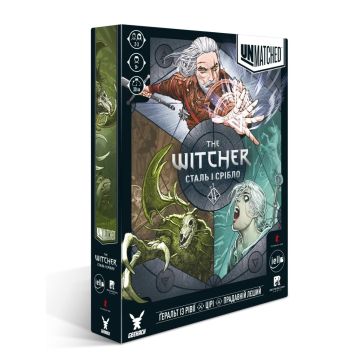Настільна гра Unmatched The Witcher. Сталь і срібло