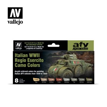 Набір акрилових фарб Vallejo: Model Air: Italian WWII Regio Esercito Camo Colors