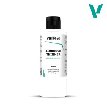 Розріджувач для акрилових фарб Vallejo: Airbrush Thinner (200 ml)