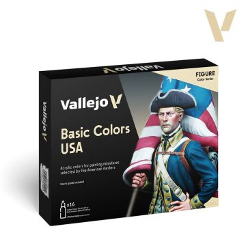 Набір акрилових фарб Vallejo: Model Color: Basic Colors USA