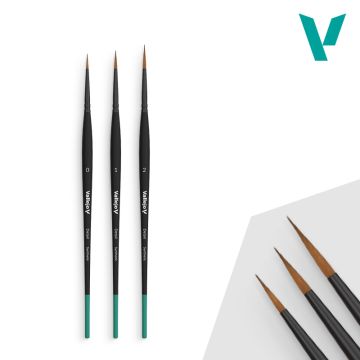 Набір пензликів Vallejo Brushes – Detail Design Set