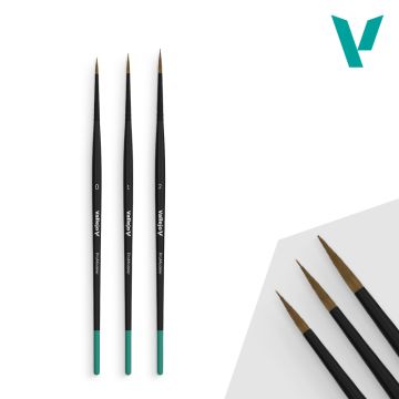 Набір пензликів Vallejo Brushes – Pro Modeler Design Set