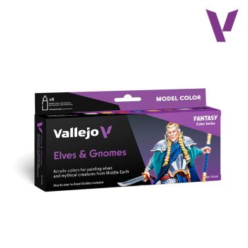 Набір акрилових фарб Vallejo: Model Color: Elves & Gnomes