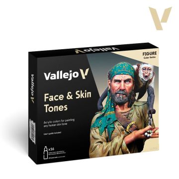 Набір акрилових фарб Vallejo: Model Color: Face & Skin Tones