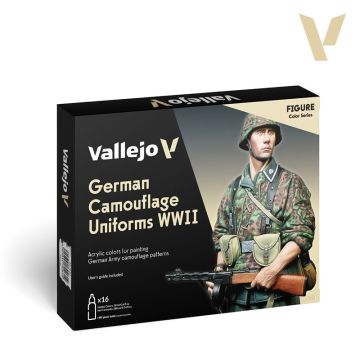 Набір акрилових фарб Vallejo: Model Color: German Camouflage Uniforms WWII