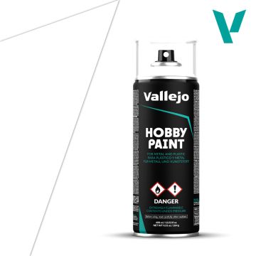 Ґрунт-спрей Vallejo: Basic Primer: White Primer (400ml)