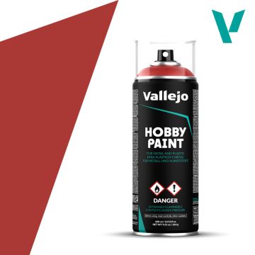 Ґрунт-спрей Vallejo: Fantasy Color Primer: Scarlet Red (400ml)