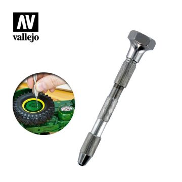 Ручний дриль Vallejo: Spin Top Pin Vice Double Ended