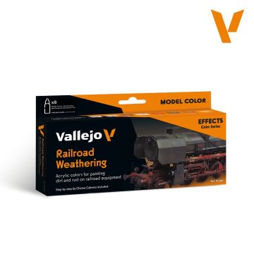 Набір акрилових фарб Vallejo: Model Color: Railroad Weathering