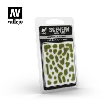 Пучки трави Vallejo: Wild Tuft: Dry Green (2mm)
