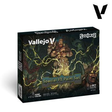 Набір акрилових фарб Vallejo: Special FX Paint Set