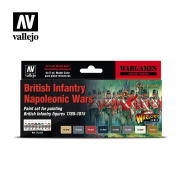 Набір акрилових фарб Vallejo: Model Color: British Infantry Napoleonic Wars