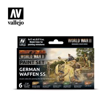 Набір акрилових фарб Vallejo: Model Color: WWII German Waffen SS