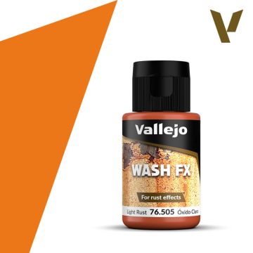 Акрилова змивка Vallejo: Wash FX: Light Rust