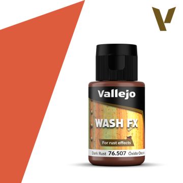 Акрилова змивка Vallejo: Wash FX: Dark Rust