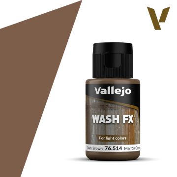 Акрилова змивка Vallejo: Wash FX: Dark Brown