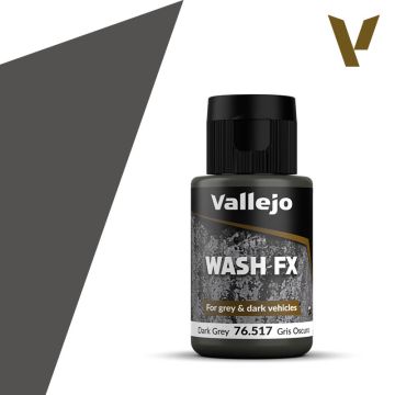 Акрилова змивка Vallejo: Wash FX: Dark Grey