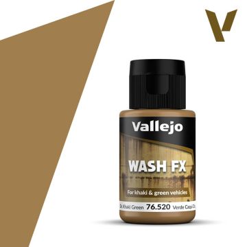 Акрилова змивка Vallejo: Wash FX: Dark Khaki Green