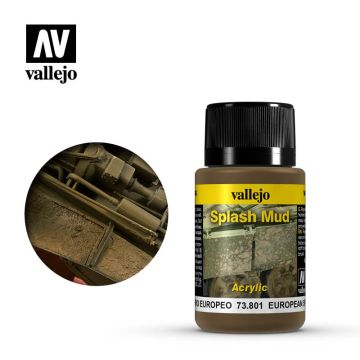 Акрилова паста Vallejo: Weathering FX: Splash Mud: European Splash Mud