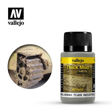 Акрилова паста Vallejo: Weathering FX: Thick Mud: Industrial Thick Mud