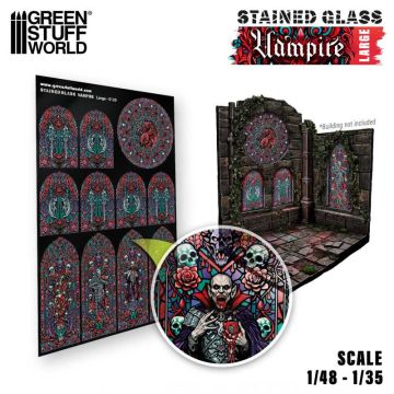 Вітражне скло Green Stuff World: Vampire Stained Glass - Large