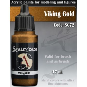 Акрилова фарба Scale 75: Metal n’ Alchemy: Viking Gold (17ml)