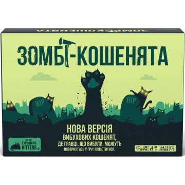 Настільна гра Вибухові кошенята: Зомбі-кошенята