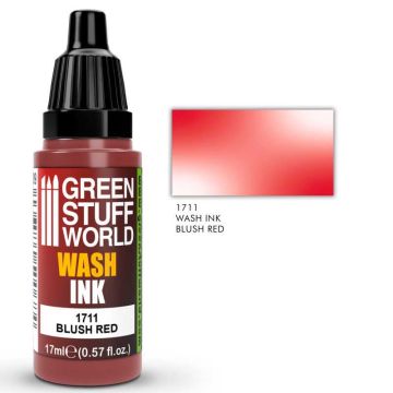 Акрилова змивка Green Stuff World Acrylic Inks: Wash Ink: Blush Red (17ml)
