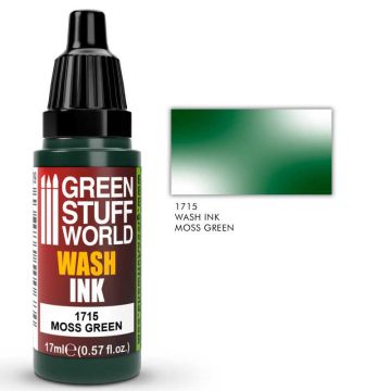 Акрилова змивка Green Stuff World Acrylic Inks: Wash Ink: Moss Green (17ml)