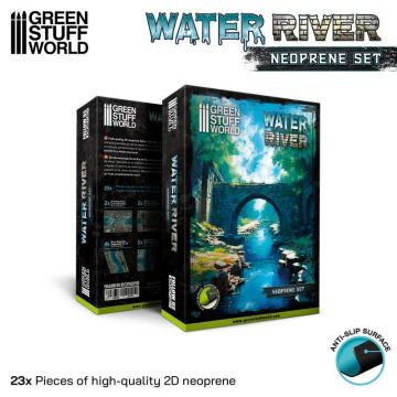 Набір ігрового ландшафту Green Stuff World: Water River - Neoprene Terrain Set