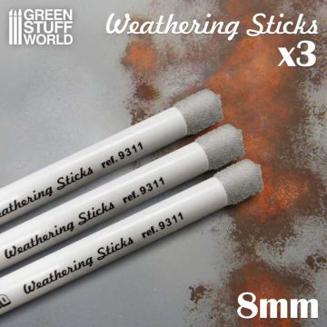 Набір пензликів Green Stuff World: Weathering Brushes 8mm