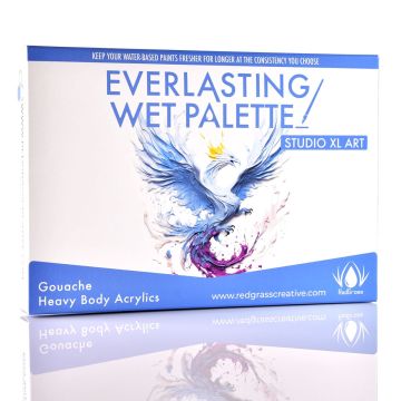 Волога палітра Redgrass Games: Studio XL ART Wet Palette (30,5x 20,5см)