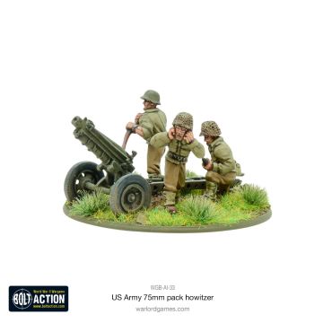 Мініатюра Warlord Games Bolt Action: US Army 75mm pack howitzer