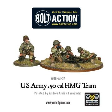 Набір мініатюр Warlord Games Bolt Action: US Army 50 Cal HMG team
