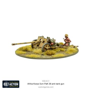 Мініатюра Warlord Games Bolt Action: Afrika Korps 5cm PaK 38 Anti-Tank Gun