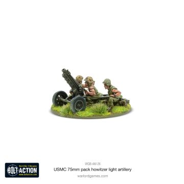 Мініатюра USMC 75mm pack howitzer light artillery
