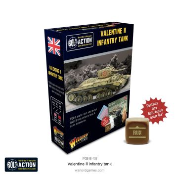 Мініатюра Warlord Games Bolt Action: Valentine II infantry tank