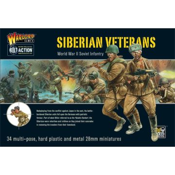 Набір мініатюр Warlord Games Bolt Action: Siberian Veterans Boxed Set