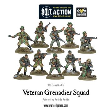 Набір мініатюр Warlord Games Bolt Action: Veteran Grenadiers Squad